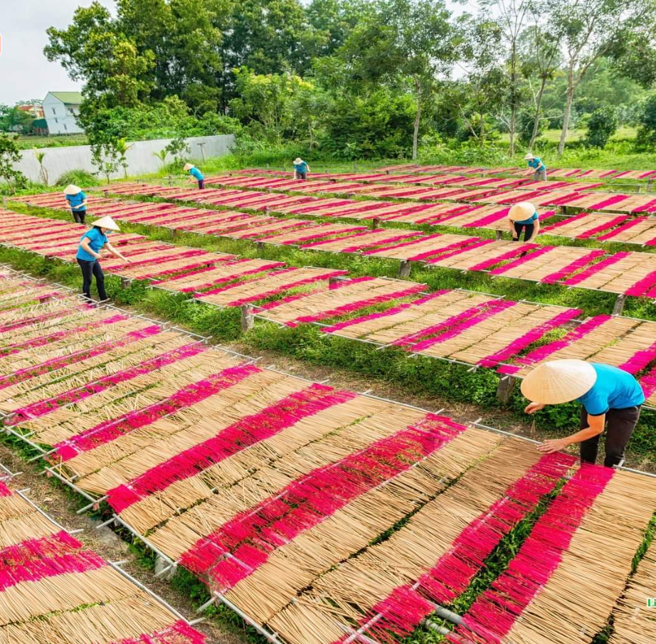 làng nghề hương trầm Liên Đức xã Thanh Liên